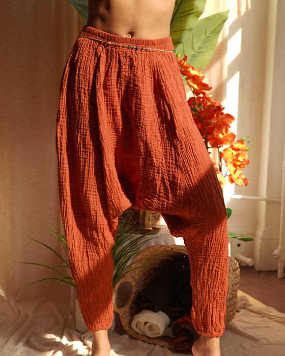 Terra Cotta Cotton Yoga Pant